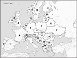 Test Map Europe Pol.JPG (1512×1154) | Europe map, Map quiz, Europe quiz