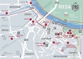 Stadt Riesa: Zu Fuß