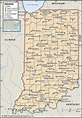 Political Map Of Indiana – Map Vector