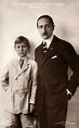 Prince Alexander Ferdinand of Prussia as a young boy with his father ...