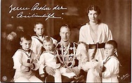 Friedrich wilhelm von Hohenzollern mit familie vintage silver print ...