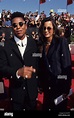 JERMAINE JACKSON with wife at the 45th anniversary Emmy awards 1993 ...