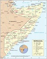Map fo Somalia (Political Map) : Worldofmaps.net - online Maps and ...