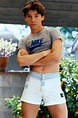 Noah Hathaway in a vintage crop shirt | Super skinny jeans men, Boys in ...