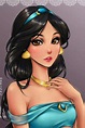 JASMINE (Disney Princess Anime Version) | Princesas disney anime ...