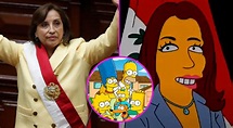 Dina Boluarte TikTok: Los Simpson la predijeron como presidenta del ...