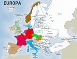 Mapa Politico De Europa Occidental