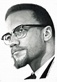 Malcolm X graphite pencil drawing : r/Socialistart