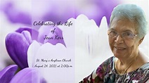 Celebrating The Life of Jean Kerr - YouTube