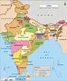 India state map - State map of India (Southern Asia - Asia)