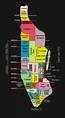New York city map neighborhoods - ToursMaps.com