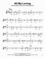 All My Loving Sheet Music | The Beatles | Pro Vocal