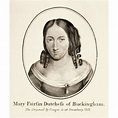 Mary Villiers, Duchess of Buckingham (1638-1704) nee Mary Fairfax, wife ...