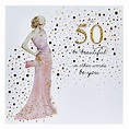 Buy Platinum Collection 50th Birthday Card - Be Beautiful for GBP 1.49 ...