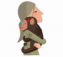 Tutticonfetti Jane Goodall | Ilustración animal, Ilustraciones ...