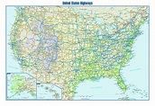 Printable Us Map With Cities And Highways - Printable US Maps