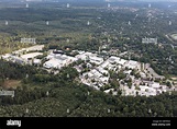 Luftaufnahme von Bavaria Film Studios, Geiselgasteig, Grünwald, München ...