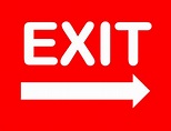 Free Printable Exit Signs With Arrow - Free Printable