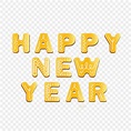 手繪新年快樂設計, 新年快樂, 新年png, 豪華藝術字體向量圖案素材免費下載，PNG，EPS和AI素材下載 - Pngtree