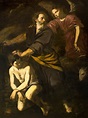 The Sacrifice of Isaac Painting | Giovanni Battista Caracciolo Oil ...