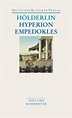 Hyperion / Empedokles von Friedrich Hölderlin - Taschenbuch - buecher.de