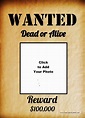 Free Wanted Poster Maker | Make a Free Printable Wanted Poster Online