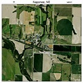 Aerial Photography Map of Naponee, NE Nebraska