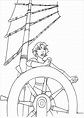 Simbad el marino-Dibujos para imprimir y colorear