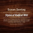 Styles of Radical Will, Susan Sontag | 9781538537435 | Boeken | bol.com
