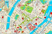 Copenhagen top tourist attractions map - Copenhagen printable detailed ...