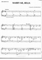 Alexandre Desplat-Marry Me, Bella Sheet Music pdf, - Free Score Download ★