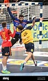 Goalkeeper Rodrigo Corrales Rodal (Spain) against Sweden. EHF Euro 2022 ...