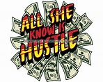 Digital Hustle Flower Concept SVG Design Cash Money Sign Rich Hip Hop ...