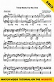 Freddie Mercury - Time Waits For No One sheet music for piano [PDF ...