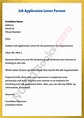 Job Application Letter Format & Samples | What to Include in Cover Letter?