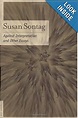 Against Interpretation: And Other Essays: Susan Sontag: 9780312280864 ...