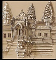 Angkor Wat. My field sketches are done standing up using Tombo ...