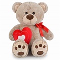 Large Valentines Teddy Bear with heart |36cm| Valentines plush toy