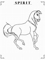 Dibujos para colorear de spirit el corcel indomable | Horse coloring ...