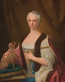 ca. 1750 Maria Antonia of Spain some time before her marriage by Domenico Duprà (Museo nacional ...