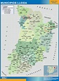 Lleida Map Spain