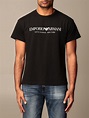 Outlet de EMPORIO ARMANI: Camiseta hombre , Negro | Camiseta EMPORIO ...