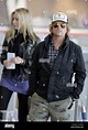 David Spade and his girlfriend Jillian Grace arrive at LAX to catch an ...