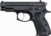 CZ CZ-75 Single/Double Action Semi-Auto Compact Pistol 9mm Luger 3.9" Barrel 10+1 Rounds Black ...