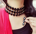 Indian Bollywood Fashion Jewelry Choker Kundan Perle Plaqué Or Collier ...