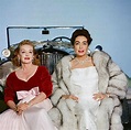 Old Hollywood Cinema — Bette Davis and Joan Crawford in a promotional...
