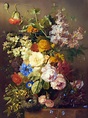 Georgius Jacobus Johannes van Os | Flower painter | Rose painting ...