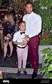 Cory Hardrict and his son Cree Taylor Hardrict attend the Tia Mowry's ...