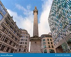 Monumento Ao Grande Fogo De Londres Foto de Stock - Imagem de reino ...