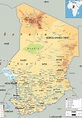 Mappa Geografica del Ciad: territorio, paesaggio, flora, fauna ...